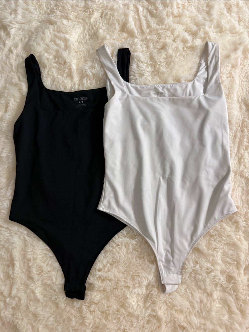 Charlotte Russe Black & White Bodysuits